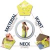 Polyethylene Aprons 28" x 46" Pack of 50 Yellow PE Aprons 1 mil Disposable Plastic Workwear Industrial Uniform Aprons for Men; Women. Unisex Aprons fo