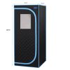 Portable Plus Type Full Size Far Infrared Sauna tent. Spa; Detox ; Therapy and Relaxation at home.Larger Space; Stainless Steel Pipes Connector Easy t