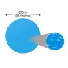 Floating Round PE Solar Pool Film 98.4" Blue
