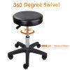 3in Foam Hydraulic Stool Black