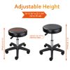 3in Foam Hydraulic Stool Black