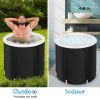Recovery ice tub, Foldable Adult Bathtub, Outdoor Portable Cold Water Therapy tub, Fitness/Rehab ice tub for Athletes, Long-Lasting Insulated ice tub,