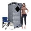 Sojourner Portable Sauna for Home - Steam Sauna Tent; Personal Sauna - Sauna Heater; Tent; Chair; Remote Included for Home Sauna - Enjoy Your Own Pers